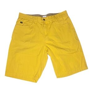 VINTAGE Split Company USA Men's Yellow Shorts